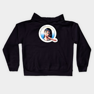 Ehlers Danlos Anime Girl Kids Hoodie